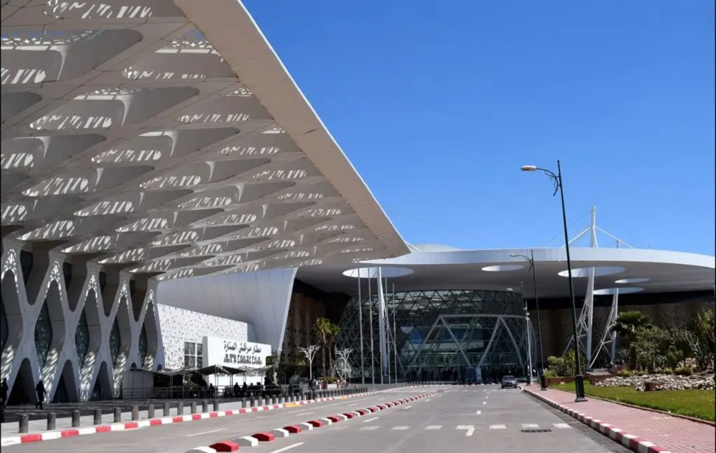 Marrakech Menara Airport terminal for coordinated airport transfers