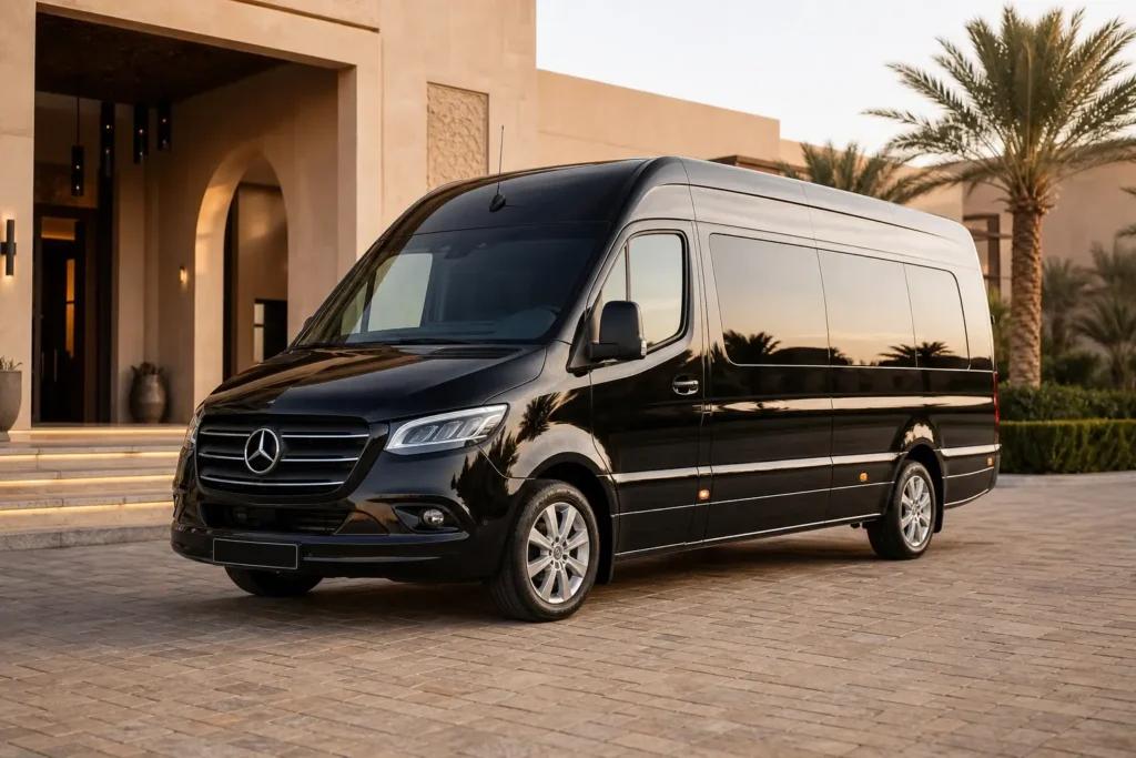 Mercedes Sprinter minibus for small group transport in Morocco